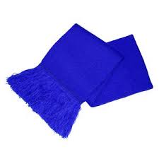 Royal blue scarf