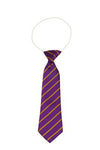 STM Purple and Gold striped tie (Elastic)
