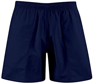 Navy PE shorts with logo