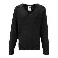 Black V neck Jumper (Boys and Girls)