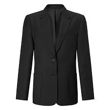LHA Girls Black blazer with logo