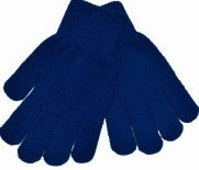 Royal blue Knitted gloves