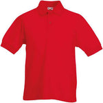 Red Poloshirt with logo