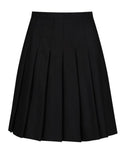 Black Stitch down Pleated Skirt