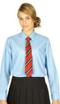Girls Blue long sleeve blouses Twinpack
